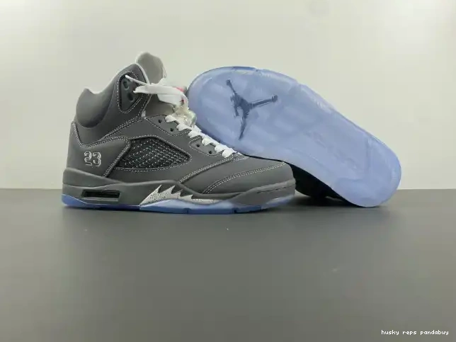 Cheap Husky Retro Jordan 5 Grey 136027-005 Wolf Air 0626